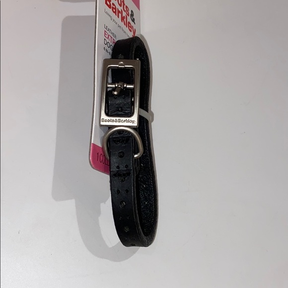 Brown and Black Genuine Leather 6-8" Dog Collars XS - Picture 8 of 10